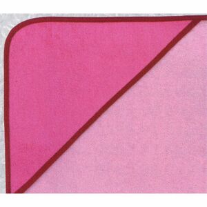 Kapuzenbadetuch 100x100 Uni Rosa/Pink