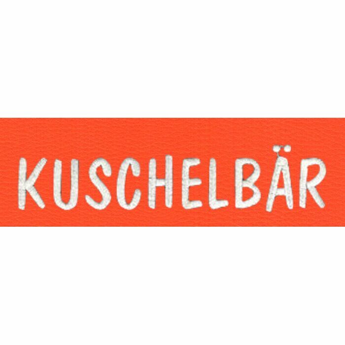 Logo fr K9 Hundegeschirr (Leuchtend Orange) 8x2cm