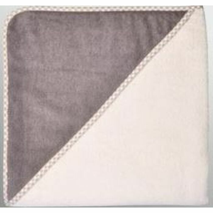 Kapuzenbadetuch 140x140 natur/hellbraun