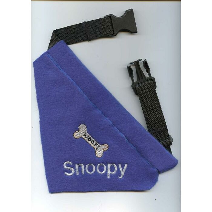 Hundehalstuch mit Namen Grn